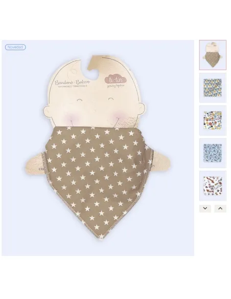 Babero Pañuelo Estampado Impermeable